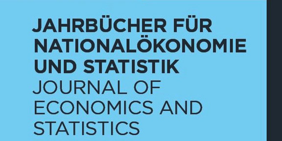 Titelseite Jahrbücher für Nationalökonomie und Statistik