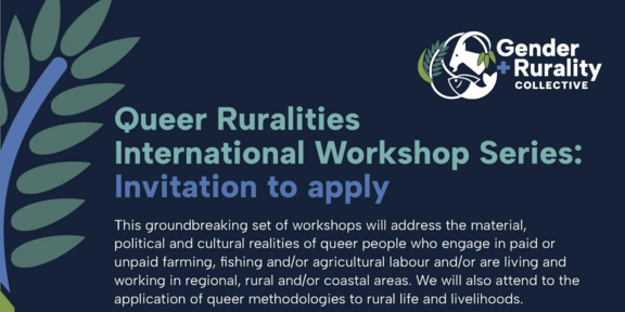 Bewerbung Workshop Queer Ruralities